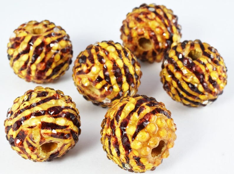 22mm Textured Animal Safari Print Resin Wooden Round Beads Wholesale Bead Wooden beads Basketball Wives Bead,Rhinestone Beads,Resin beads