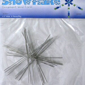 Beadsmith SnowFlake 3.75, 4.5, 6 and 9 Inches, Snow Flake by Bead Smith image 2