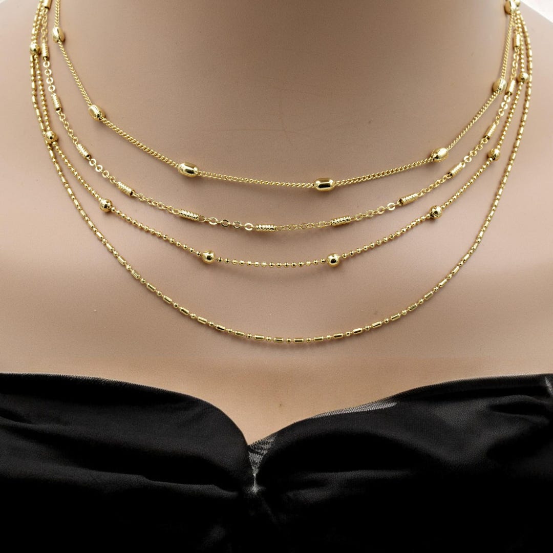 Gold Filled Durable Waterproof Chains: Modern Elegant Styles, Rope ...