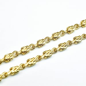 17.5&quot; 18K Gold Filled Look, EP Chain 2.5mm Width 1.5mm- CG355