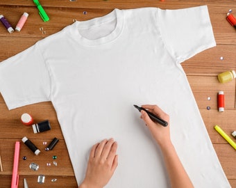 Short Sleeve T Shirt: Luxurious 100% Egyptian Cotton - Soft, Breathable, Durable, Athletic Style, Comfort Fit Tee