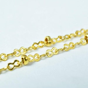 18k Gold Filled Look, EP chain 17&quot; inch- CG155