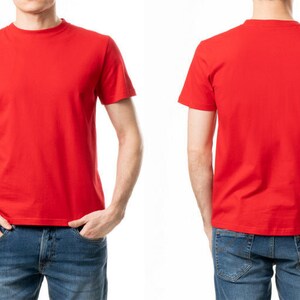 Short Sleeve T Shirt: Luxurious 100% Egyptian Cotton - Soft, Breathable, Durable, Athletic Style, Comfort Fit Tee image 4