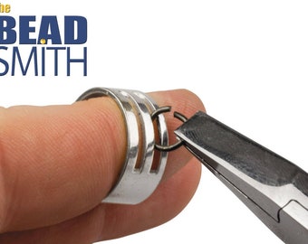 Beadsmith Jump Ring Opener: Steel Crafting Tool - 16mm Diameter, Twist Open Slots, Durable Jewelry Gadget