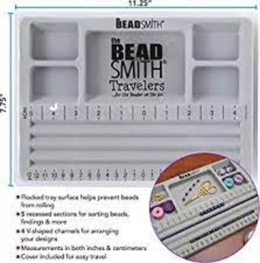 Beaded Measuring Board Beading Board Mini Bead Board Bead Boards For  Jewelry Making Jewelry Making Supplies Beaded Measuring Board 4 Straight  Channels