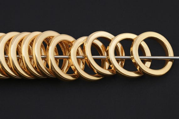 Closed Jump Rings Durable Gold Finish: Square Wire Findings, 8mm-12mm Sizes |  Base, Tarnish Resistant | Jewelry Repair