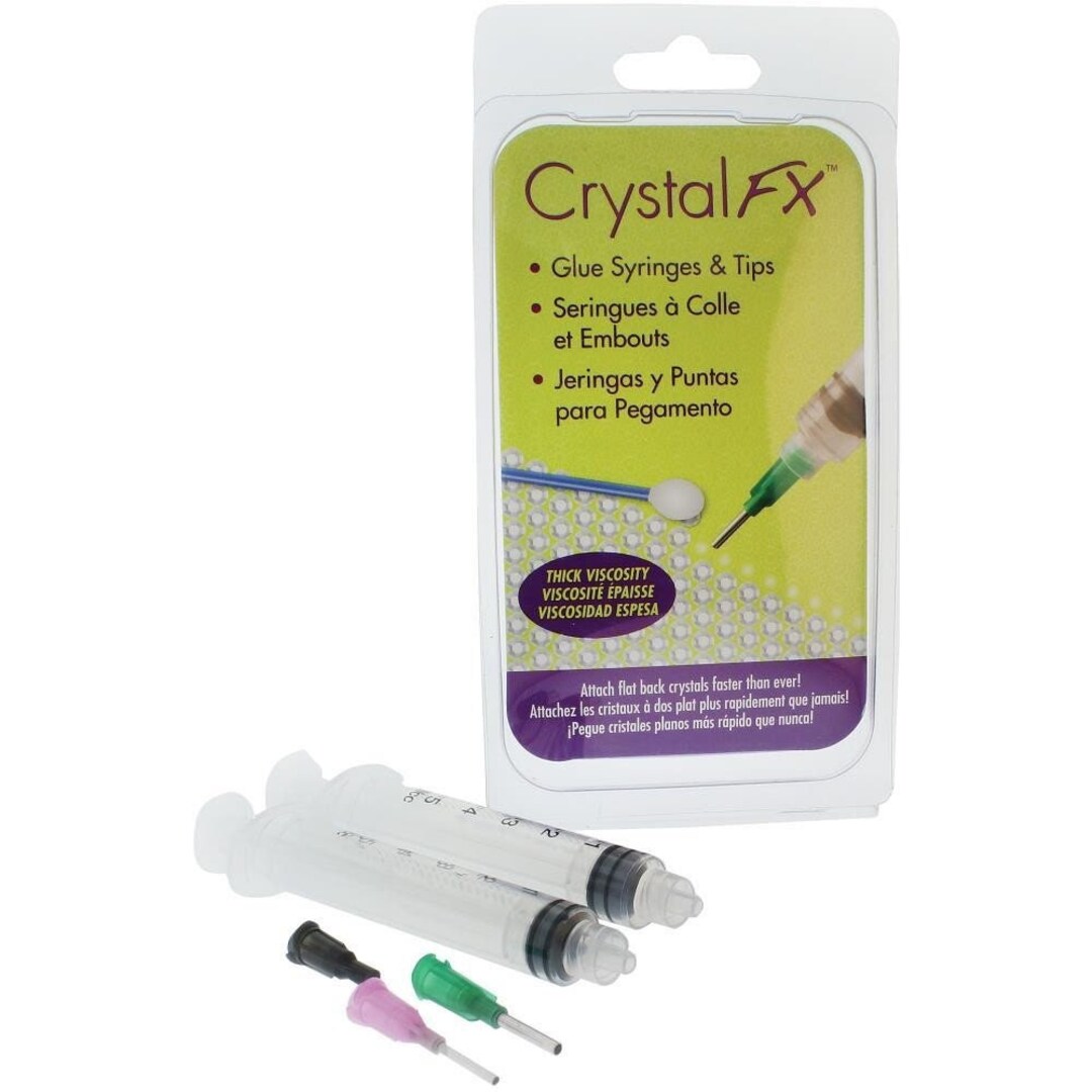 E6000 Glue Syringes by Beadsmith Crystal FX Tools for Flat Back