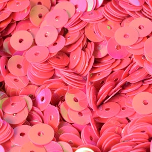 3/4/6mm Bright Dark Pink Iridescent Sequins Sheen Round Sequins/Loose Paillettes,Wholesale Sequins,Shimmering Sequin Apparel,Shoe Decor