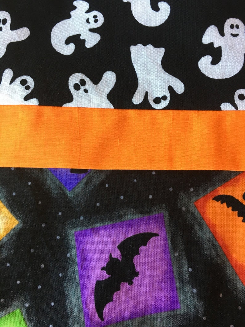 Handmade Halloween pillowcase with images of trickortreaters Etsy