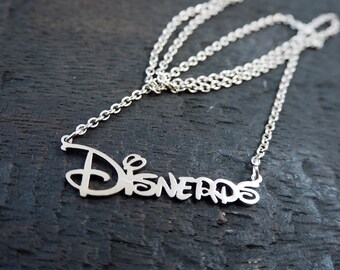Disney Font -Handcrafted Customize Name Necklace-Personalized Name Jewelry in Brass-Personal gifts-Custom gifts