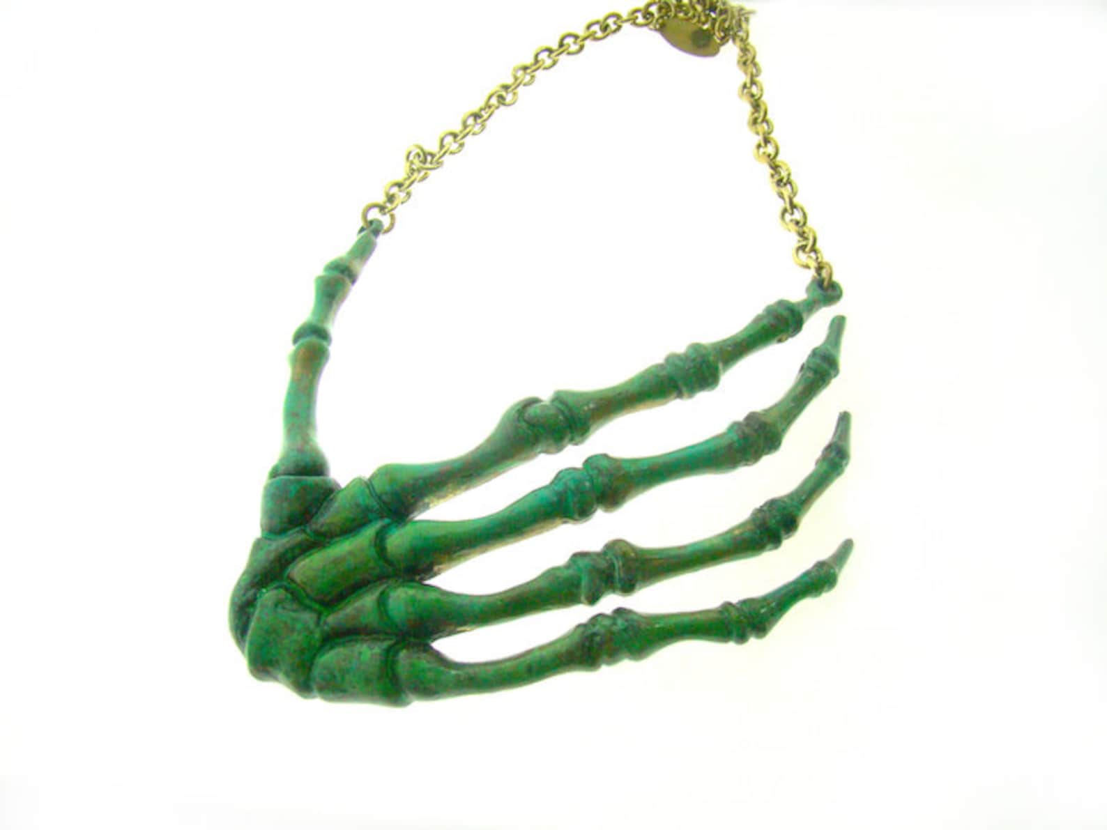 Hand bone necklace Clearance