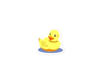 Cute Rubber Duck Bubble-free STICKERS laptop sticker water bottle sticker