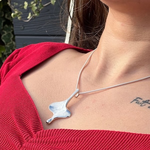 Personalized Jewelry Silver Pendant 925 Solid Sterling Silver Pendant Art Deco Silver Pendant Sterling Silver Pendant Scandinavian Pendant