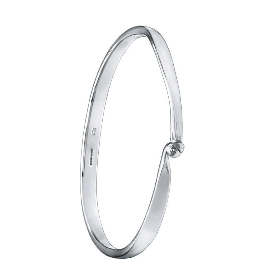 Small Wrist Silver Bangles Bracelets for Small Wrists Etsy