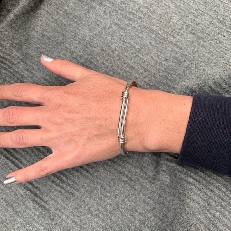 Silver Christening Bangle Engraved Christening Bracelet Etsy UK