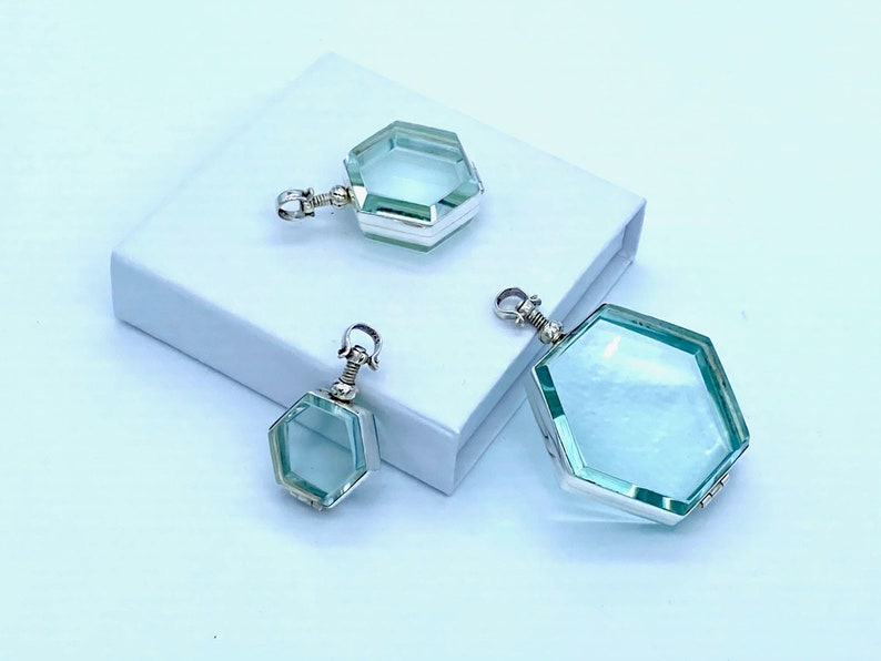 Bee in Hexagon Pendant