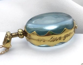 A meaningful personalised locket designed to hold memories - a perfect gift for someone special