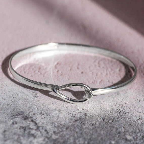 Custom Cuff Anniversary Name And Date - Sterling Silver Cuff Bracelet -  Nadin Art Design - Personalized Jewelry