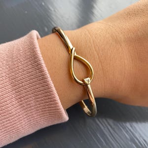 18k Gold Bracelet Personalised Gold Message Bangle 18ct Gold Vermeil Bracelet Gold Vermeil Bangle Christmas gift for her 21st Birthday Gift