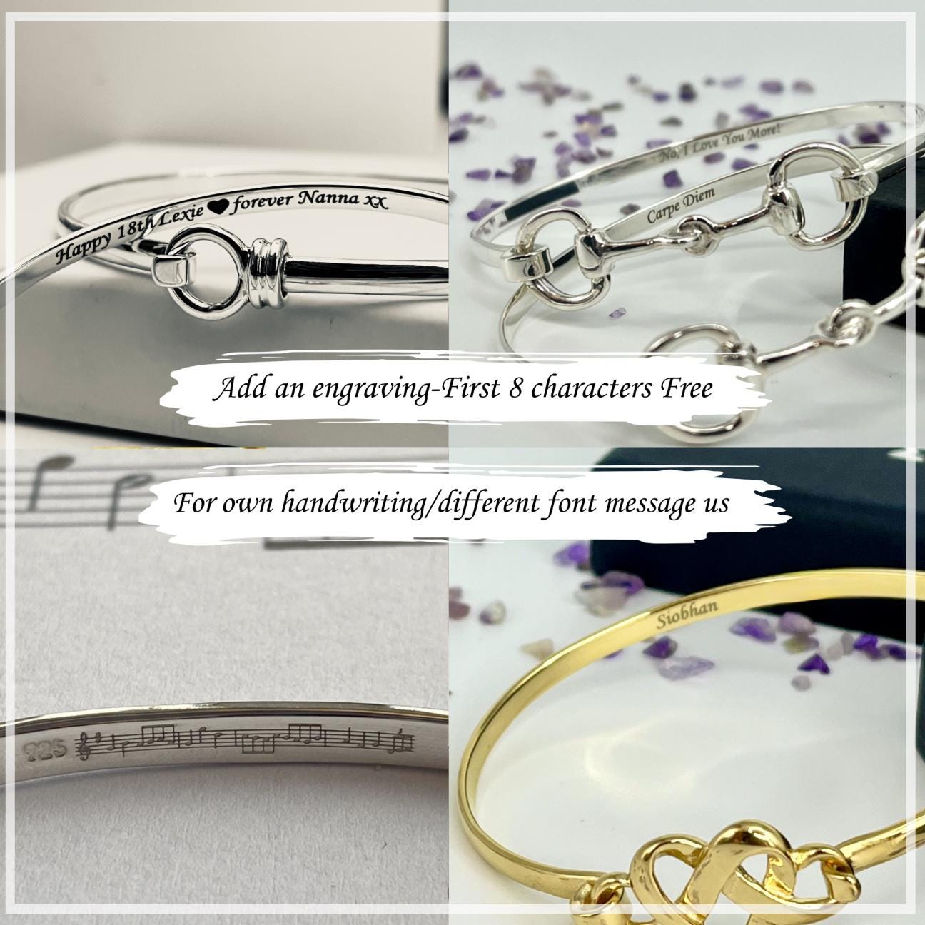 Silver Bangles for Small Wrists Bracelets That Fits Snug Not Loose