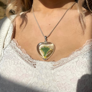 Large Heart Locket Necklace for Hair Glass Locket Necklace Photos Sterling Silver Locket Statement Locket Necklace Silver Locket Necklace