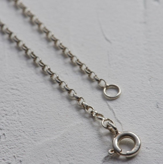Silver belcher chain 18 cheap inch