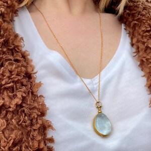 Locket Shapes - Choose a Shape and Choose a Message - Personalized Gold Locket for Necklace- Memorial Jewelry - Gold Locket for Photo