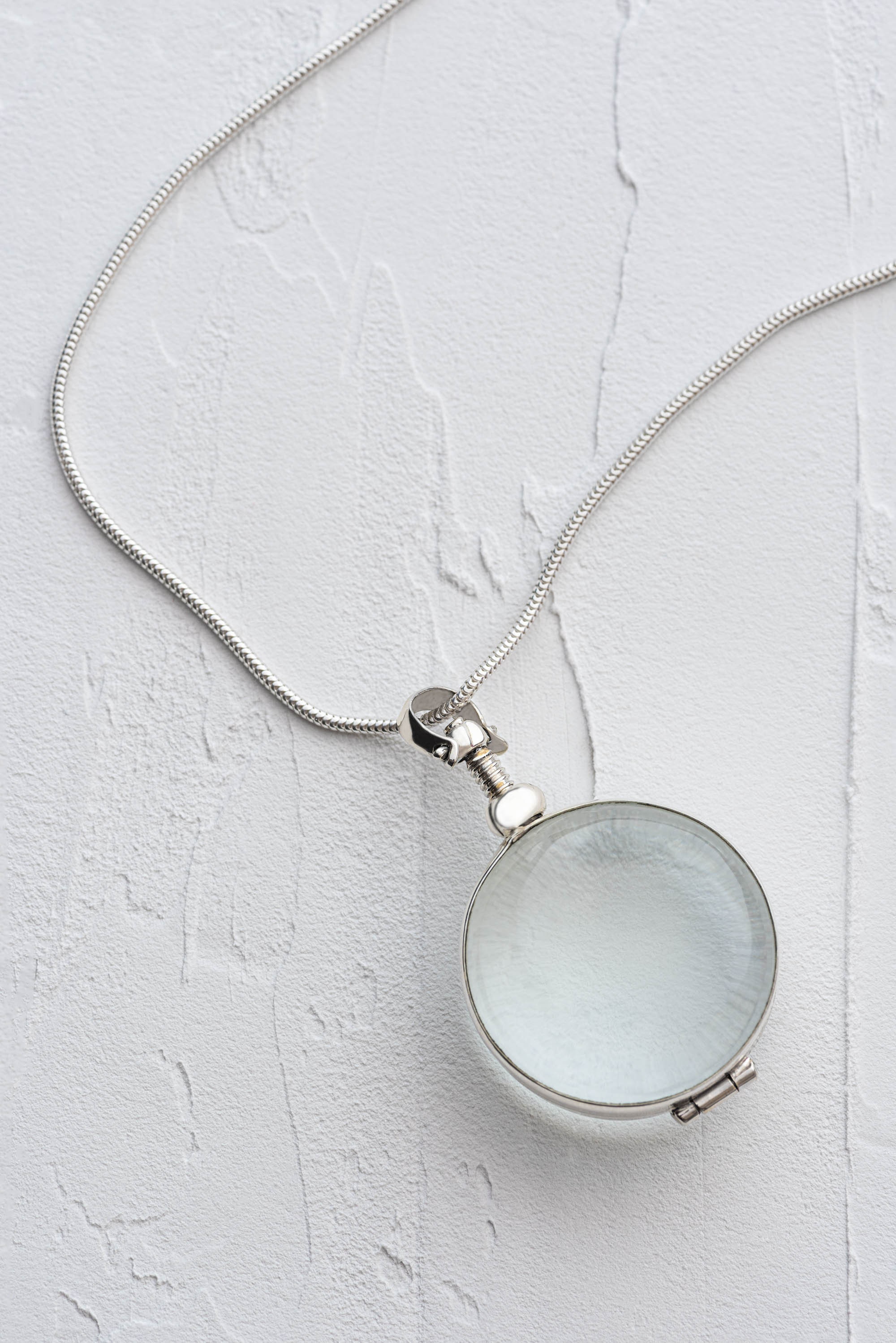 Clear Glass Lockets Antique Locket UK Silver Jewellery to Etsy