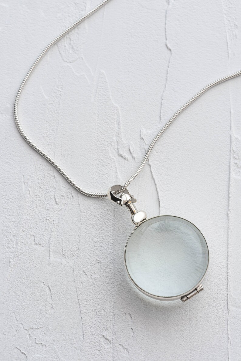 Round Silver Lockets for Hair Glass Locket for Photo Locket Etsy UK