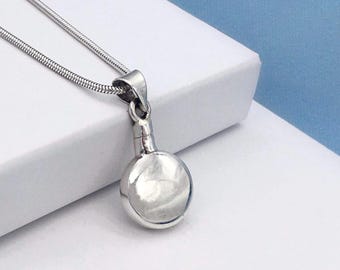 Silver Urn Locket Necklace for Ashes Urn Memorial Jewelry Urn for Ashes of a Long Lost Loved One Jewelry Urn Necklace Memorial for Pet Loss