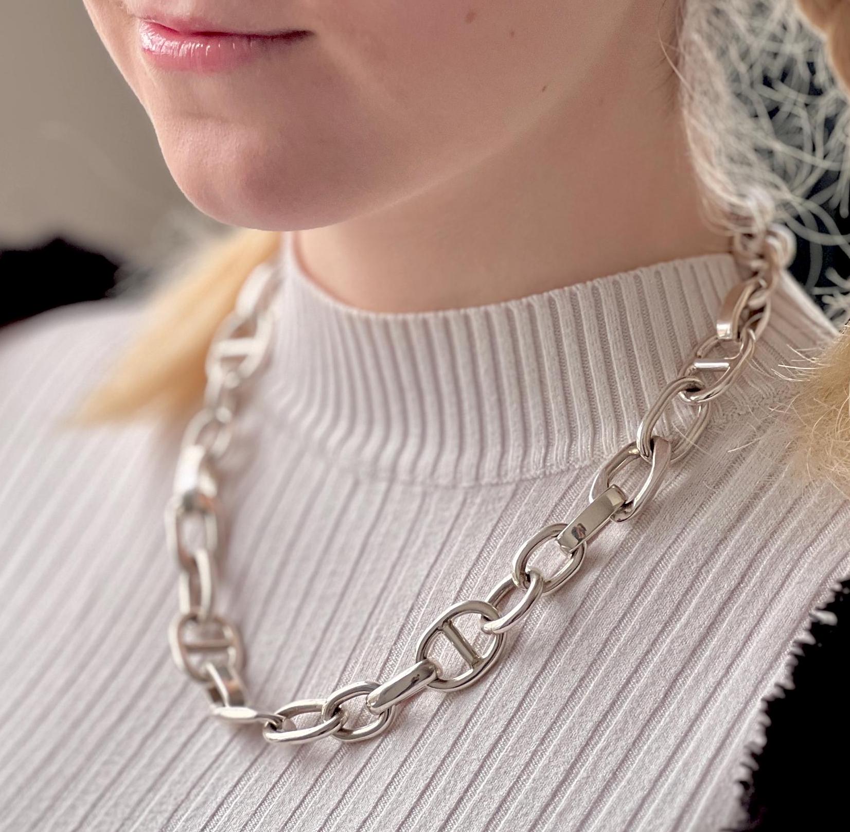 chaine d'ancre necklace GM36
