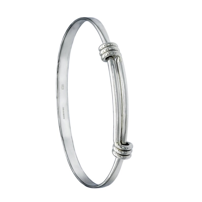 Silver Christening Bangle Engraved Christening Bracelet Etsy UK