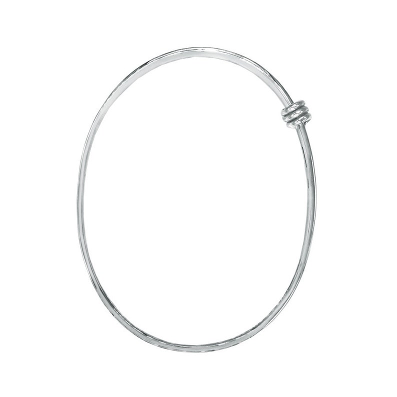 Personalized Bracelet Free Shipping to USA Sterling Silver Bracelet Mother/'s Day Gift Engraved Bangle Engraved Spring Bracelet