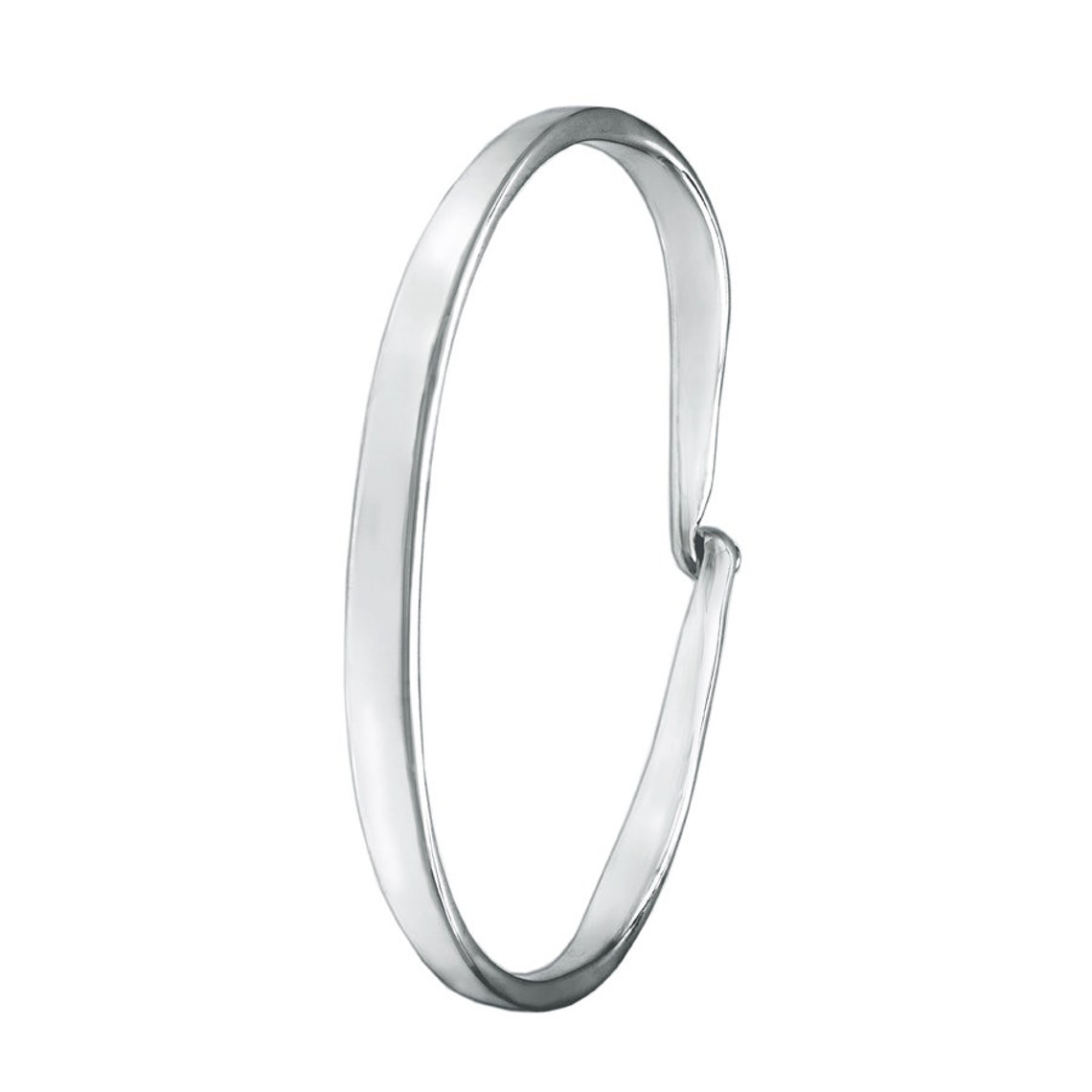 Small Wrist Silver Bangles Bracelets for Small Wrists Etsy