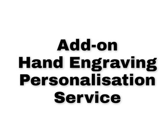 Add-on personalization service, hand engraving, actual handwriting, handwriting message, personalized jewelry, hand personalization service