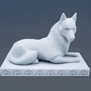 Dragon Age Veilguard - Fen&#39;Harel Statue - Solas - Wolf statue - Inquisition
