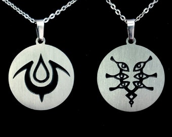 Fire Emblem Chrom Grima Brand Necklace / Keychain Awakening - Stainless Steel