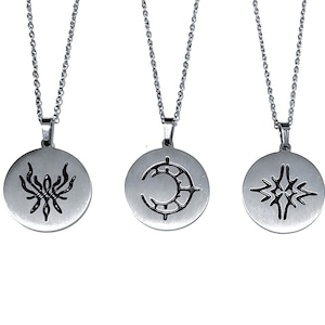 Fire Emblem Crest Necklace / Keychain Stainless Steel- Three Houses