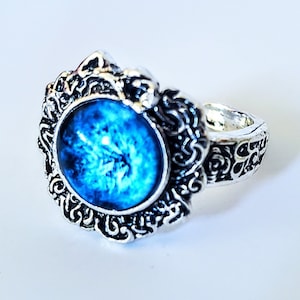 Glow in the dark moon ring new arrivals