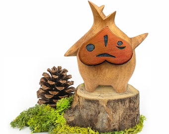 Wooden Korok - Zelda - Makar - Breath of the Wild - Tears of the Kingdom - Wood Statue