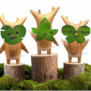 Wood Korok - Zelda Breath of the Wild Tears of the Kingdom BOTW TOTK Statue