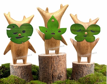 Wooden Korok - Legend of Zelda Breath of the Wild Tears of the Kingdom BOTW TOTK Fast Shipping