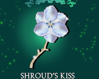 Dragon Age Veilguard Emmrich Flower Pin - Shroud's Kiss - Emmrich Romance