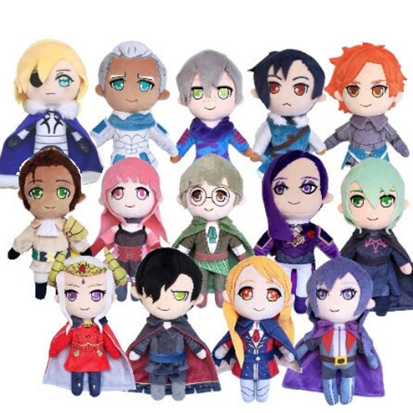 FE3H Plush - Dimitri Claude Edelgard Dedue Hubert Hilda Ashe Ferdinand Sylvain Felix Ignatz Yuri Fire Emblem Three Houses