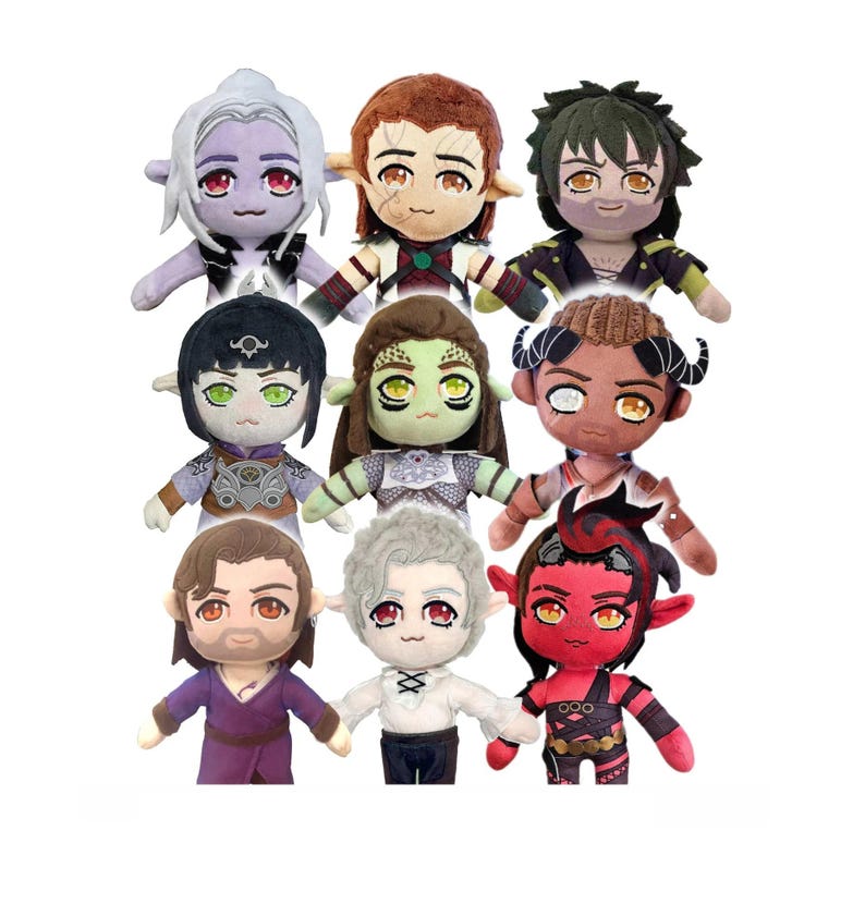 Astarion Baldur's Gate 3 Plush BG3 immagine 8