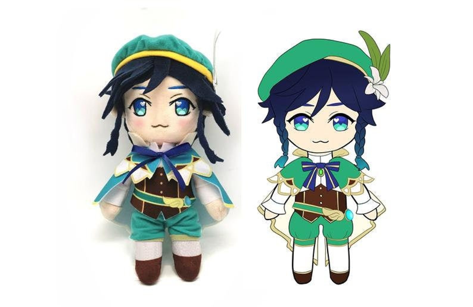 Venti Plush Genshin Plush Genshin Impact Plushie 3 | Etsy