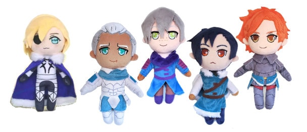FE3H ぬいぐるみ - ディミトリ、クロード、エーデルガルド、デデュー