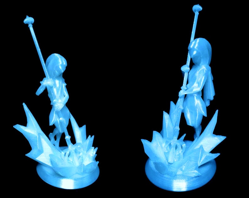Mipha Statue Zora's Domain Zora Princess Ice Statue Etsy