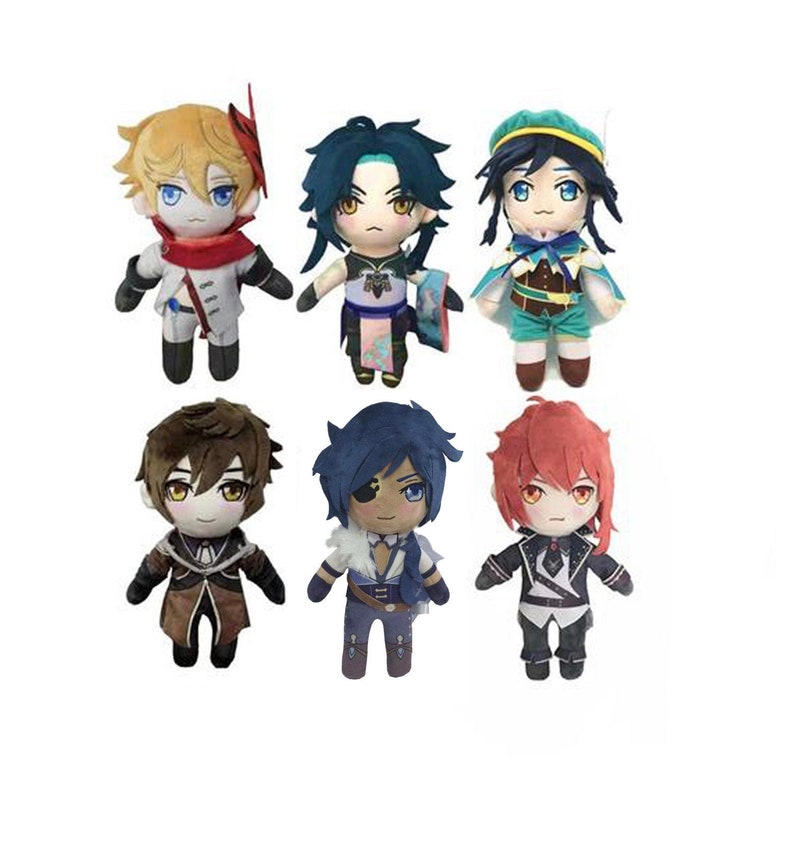 Genshin Plush Venti Xiao Zhongli Kaeya Diluc Childe | Etsy