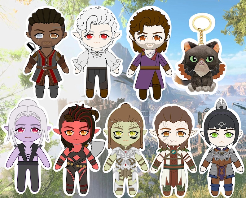 Astarion Baldur's Gate 3 Plush BG3 immagine 9